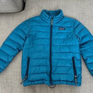 Patagonia Kids Blue Puffer Jacket